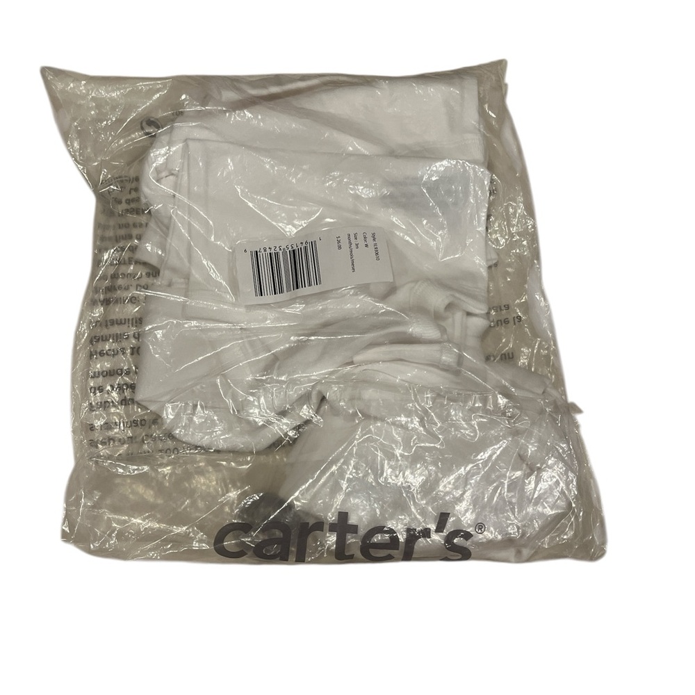 NWT Carter’s White Bodysuit Pack